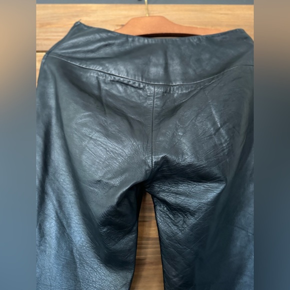 BOD & CHRISTENSEN BLACK 100% LEATHER MOTO PANTS - 8 - Picture 9 of 9